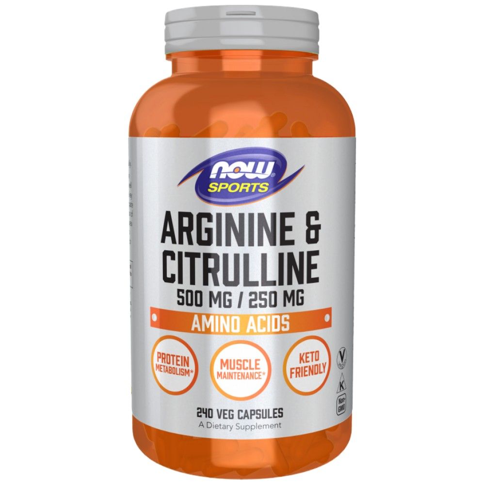 Arginina si Citrulina - 240 capsule