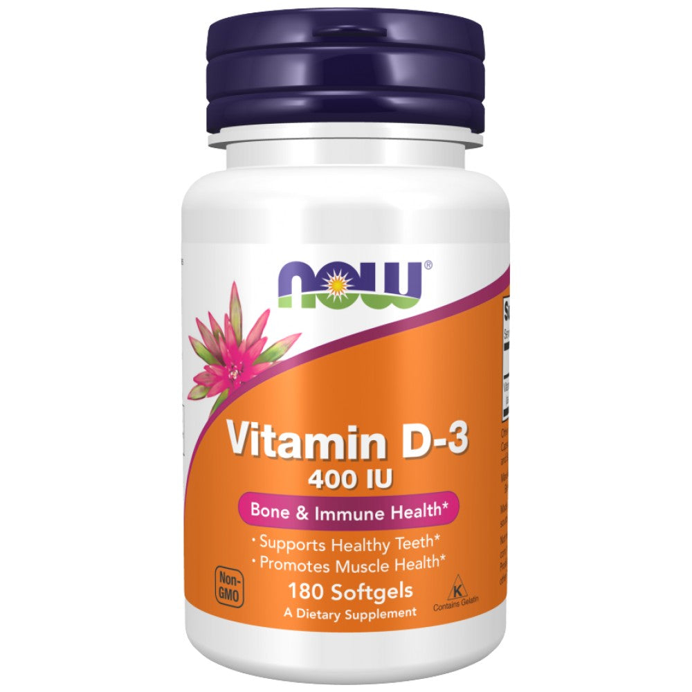 Vitamina D-3 400 UI - 180 capsule de gel