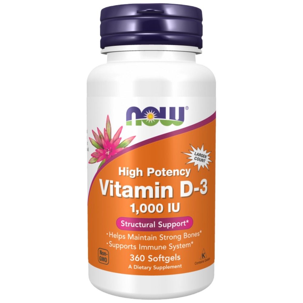 Vitamina D -3 1000 IU - 360 capsule de gel