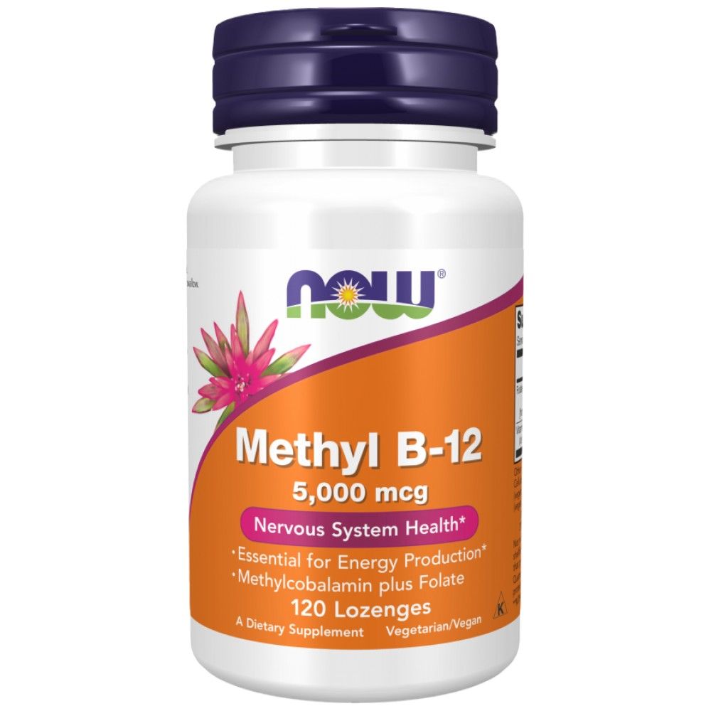 Metil B-12 5000 MCG | cu acid folic quatrefolic® - 120 tablete sublinguale