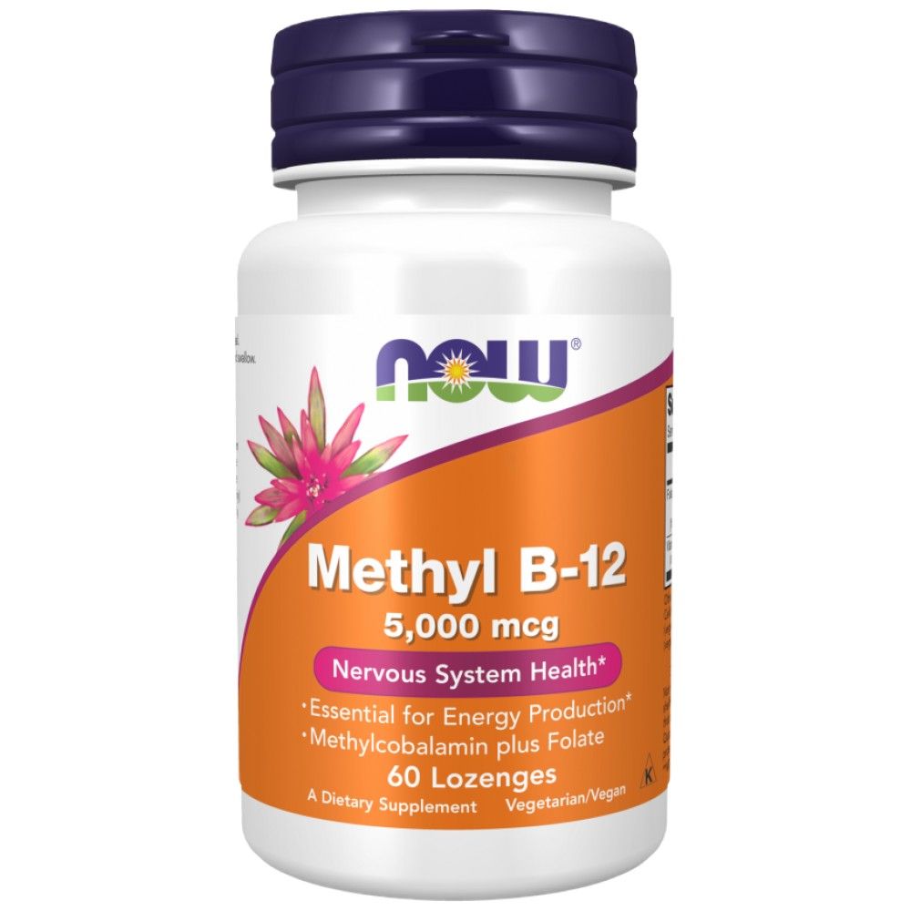 Metil B-12 5000 mcg | cu acid folic Quatrefolic® - 60 comprimate sublinguale