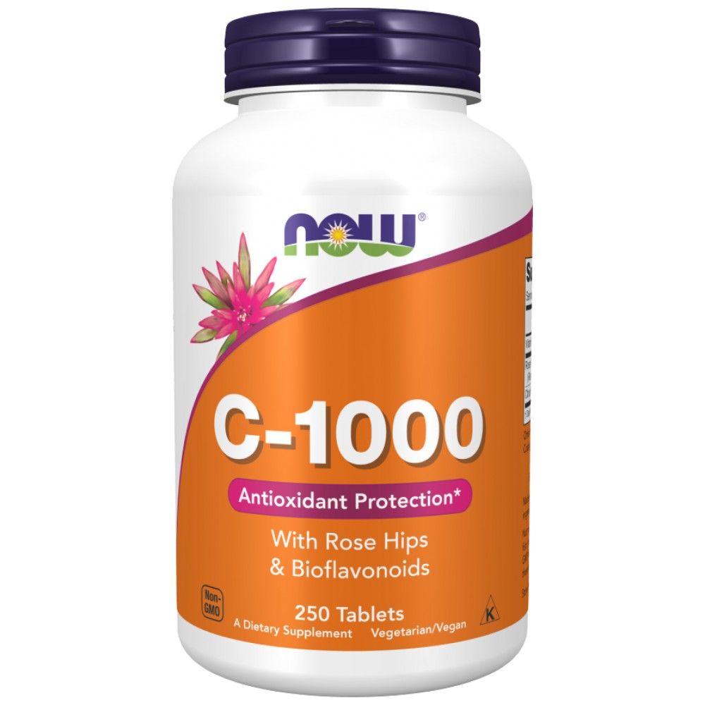 Vitamina C-1000 / cu Macese + Bioflavonoide - 250 Tablete