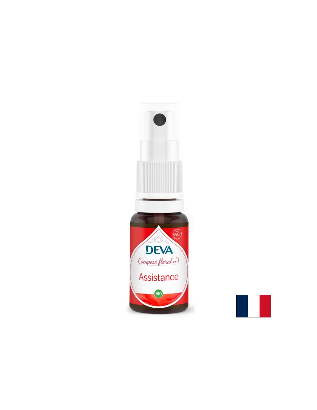 Prim ajutor pentru stres, esențe florale Bach nr. 1, spray 15 ml