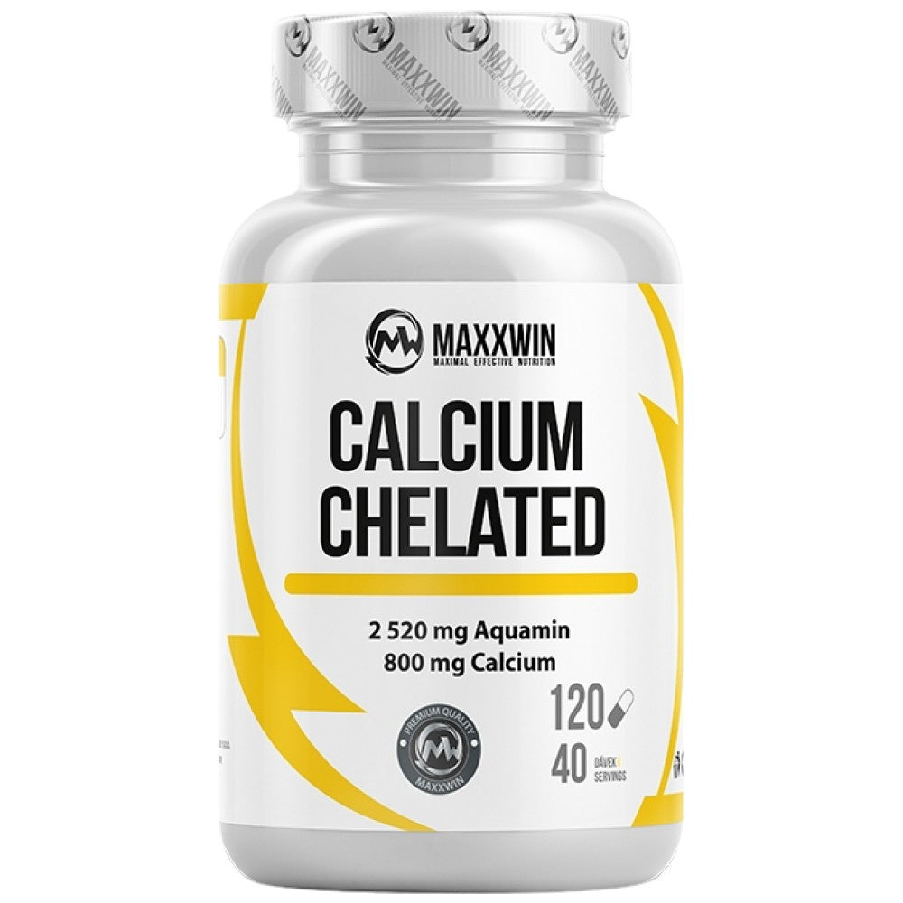 Chelat cu calciu | cu Aquamin® Seaweed Calcium - 120 capsule