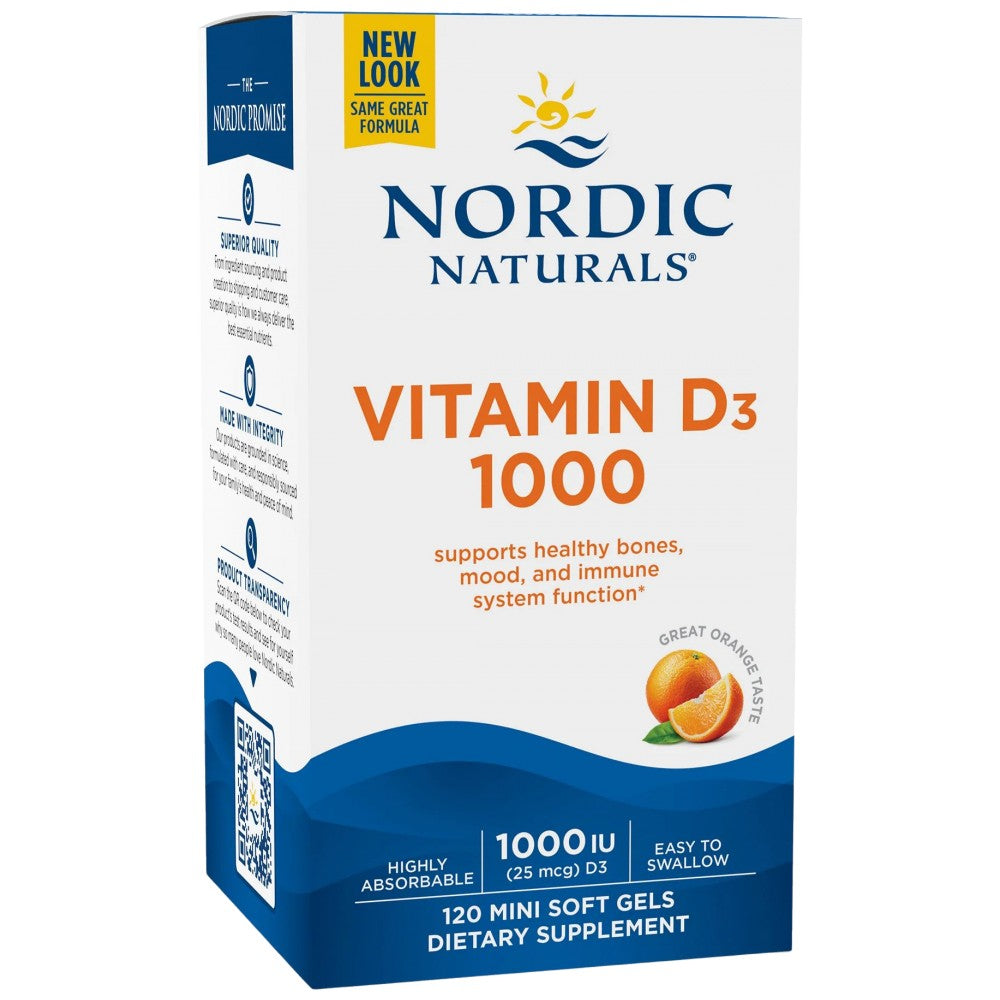 Vitamina D3 1000 UI - 120 capsule de gel