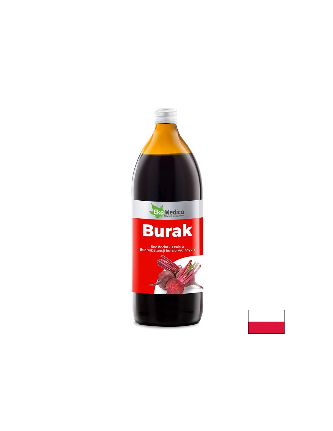 Suc de sfeclă roșie cu camu camu și vitamina C naturală - Sănătate și energie inimii, 1 litru, 20 sau 40 de doze