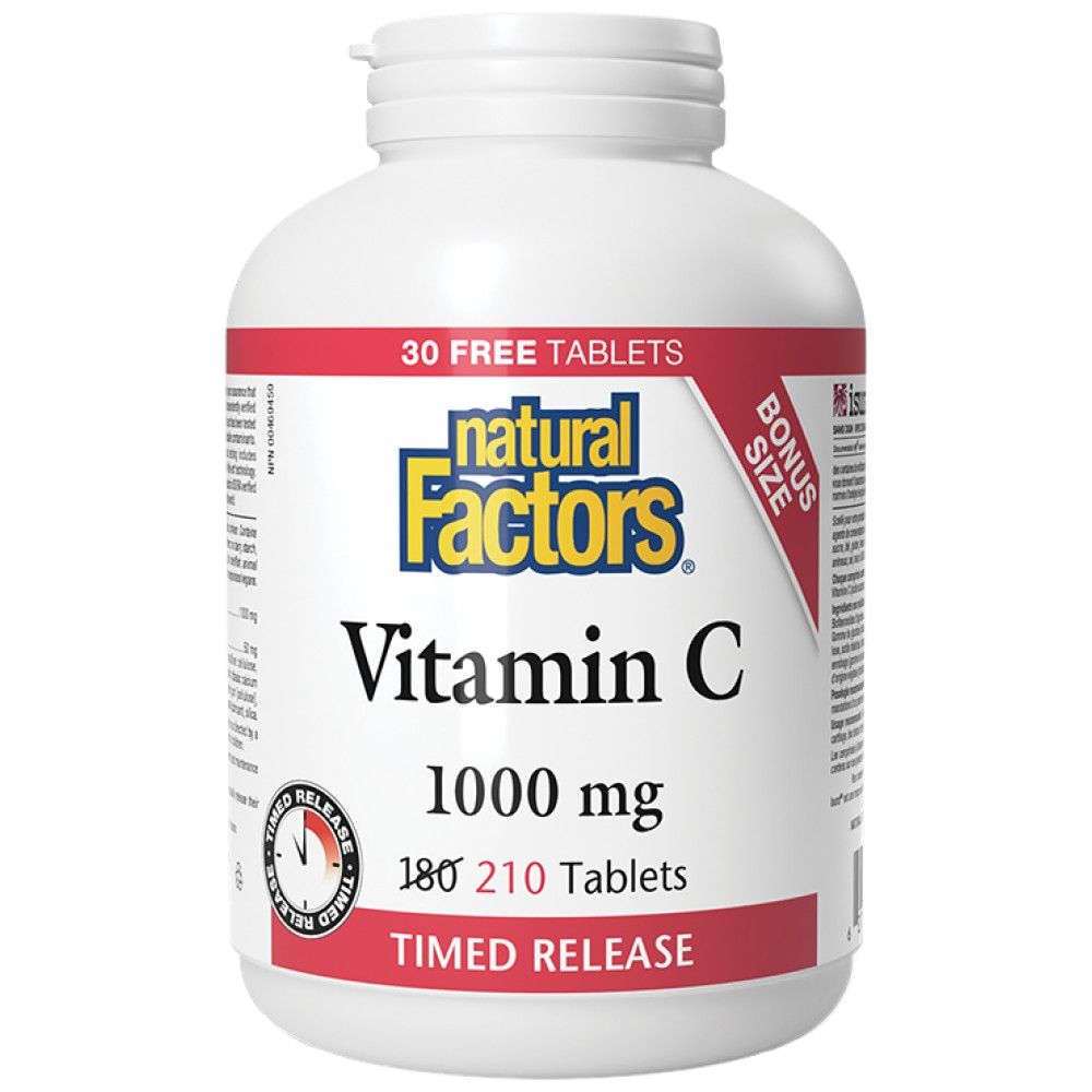 Vitamina C 1000 mg | Eliberare programată - 210 tablete