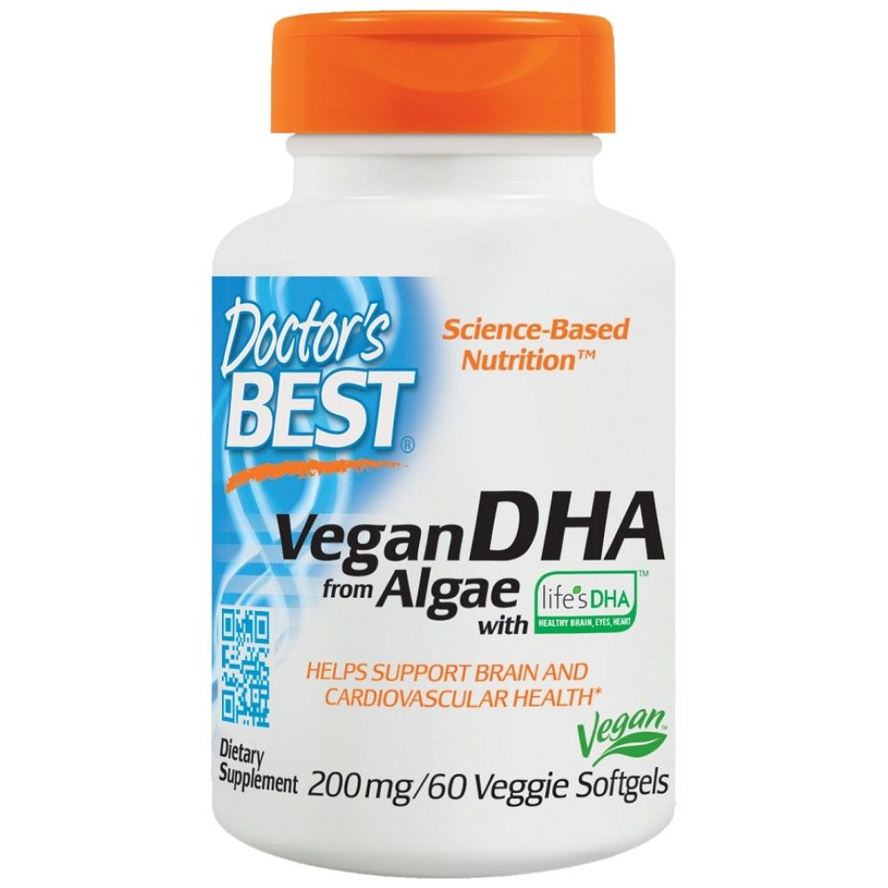 BEST Vegan DHA din Alge 200 mg - 60 capsule de gel