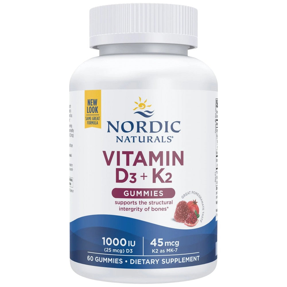 Vitamina D3 1000 UI + K2 45 mcg | Gumii - 60 de gumii