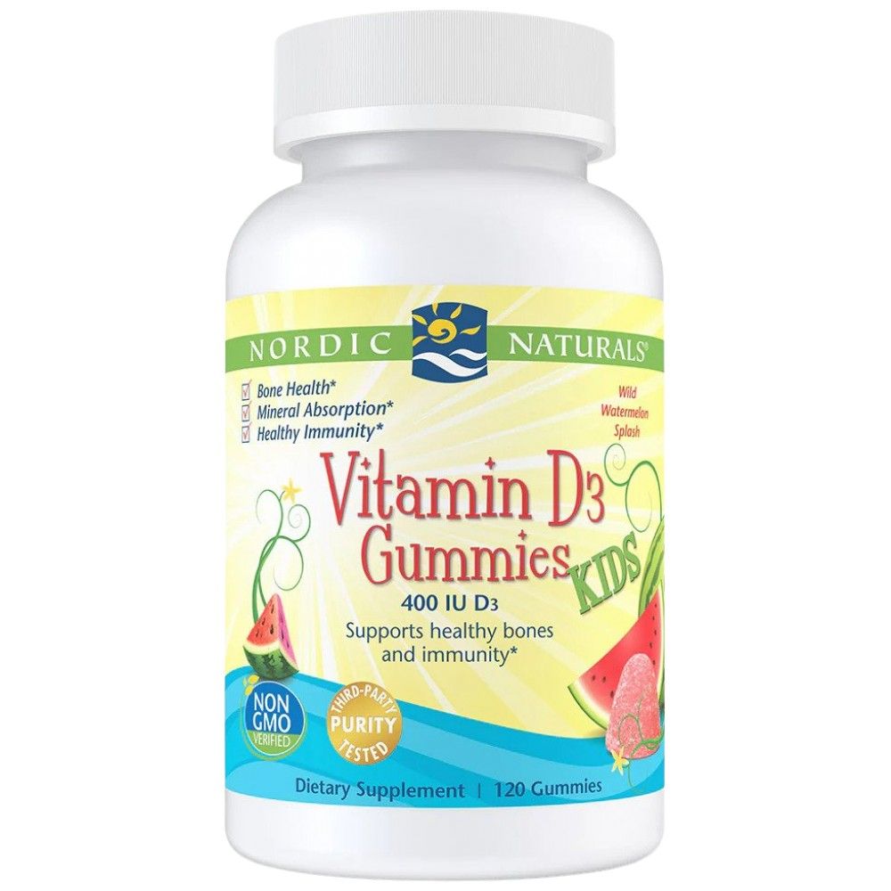Vitamina D3 Gummies Kids 400 UI - 120 gumii
