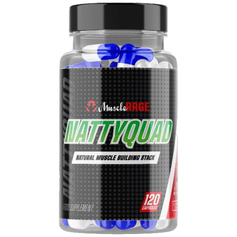 Nattyquad | Natural Muscle Building Stack - 120 capsule