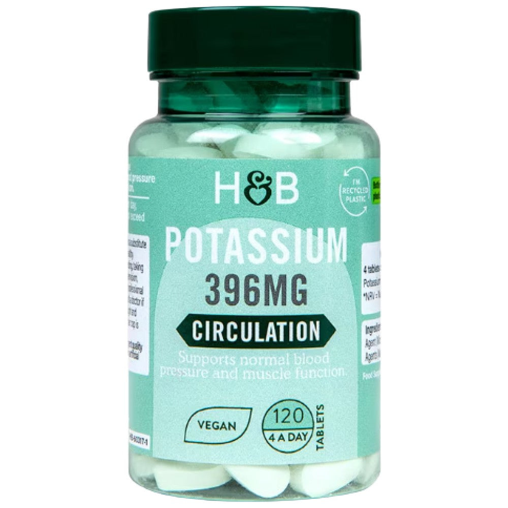 Potasiu 396 mg - 120 comprimate