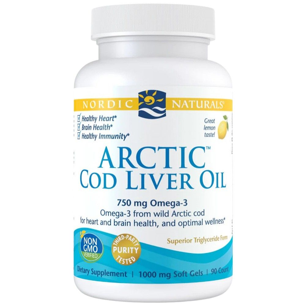 Ulei de ficat de cod arctic 750 mg - 90 capsule de gel