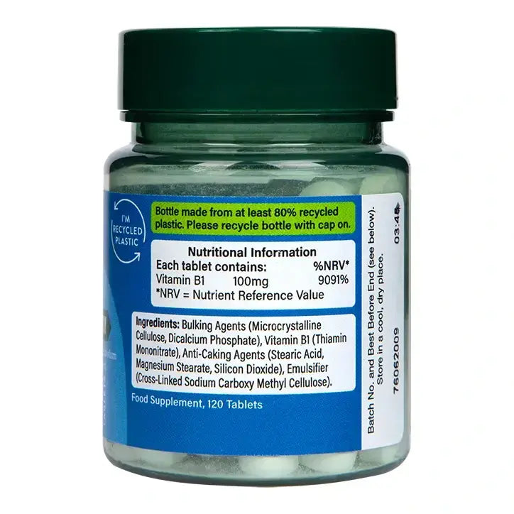 Vitamina B1 (Vitamina B1) 100 mg 120 comprimate HOLLAND & BARRETT