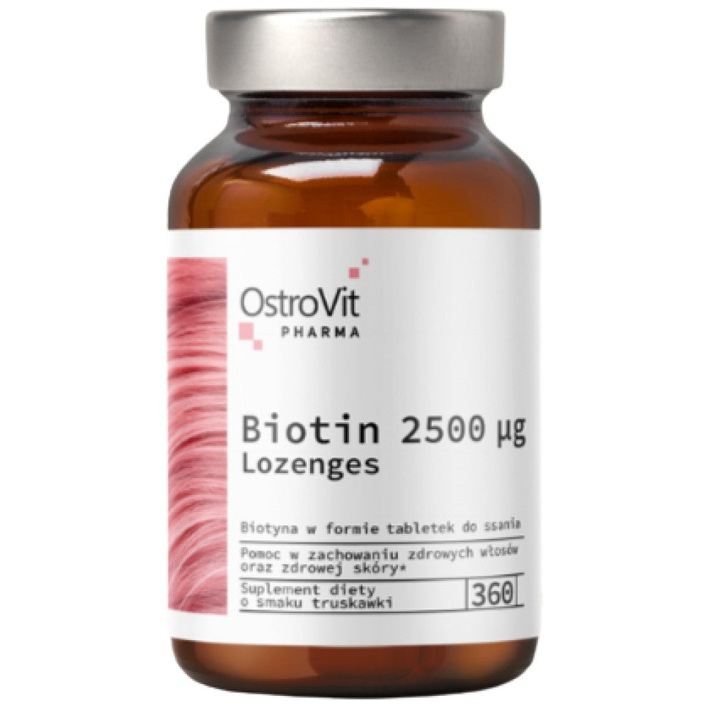 Biotină 2500 mcg | Pastile 360 Comprimate sublinguale