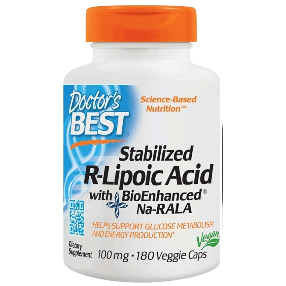 BEST R-Lipoic Acid / NA-R-ALA stabilizat 100 mg - 180 capsule