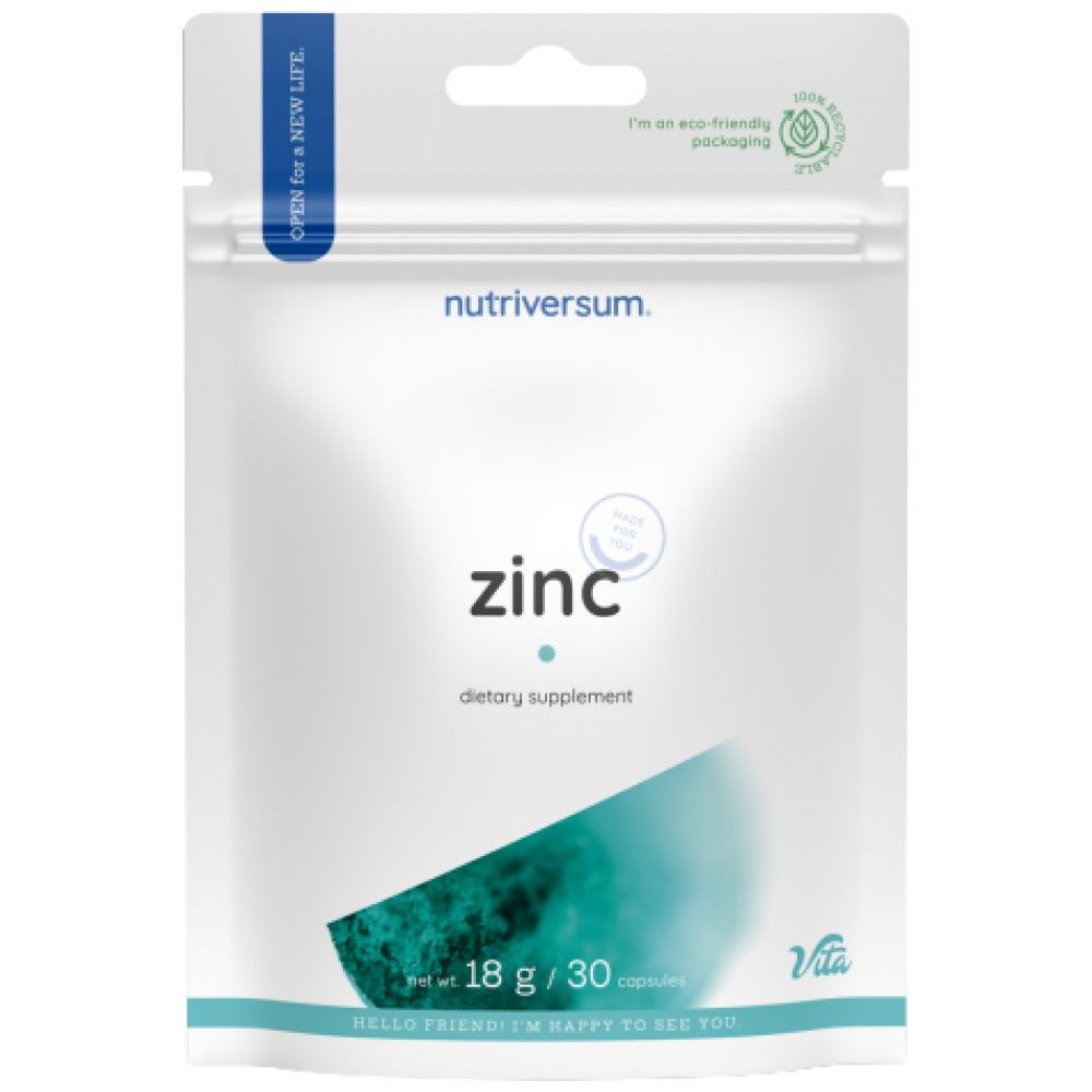Capace din zinc | 25 mg oxid de zinc - 30 capsule