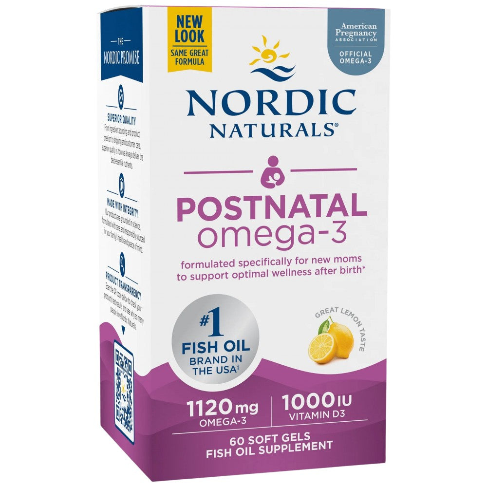 Omega-3 postnatal - 60 de capsule moi