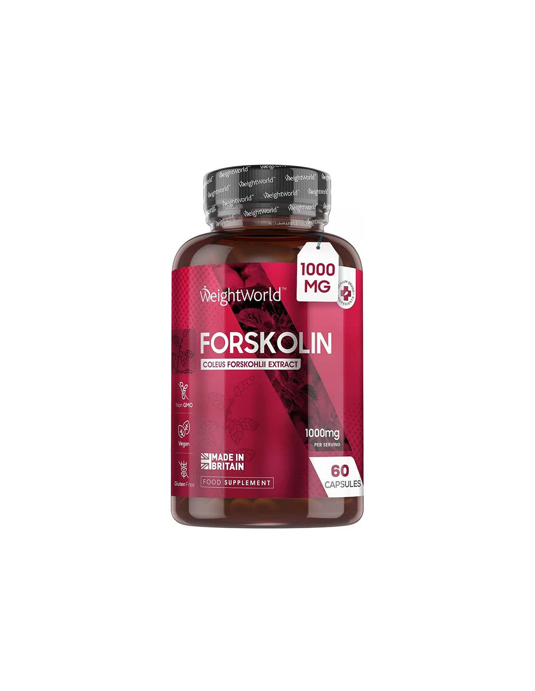 Scădere sănătoasă în greutate - Forskolin 1 g, 60 capsule - Forskolin