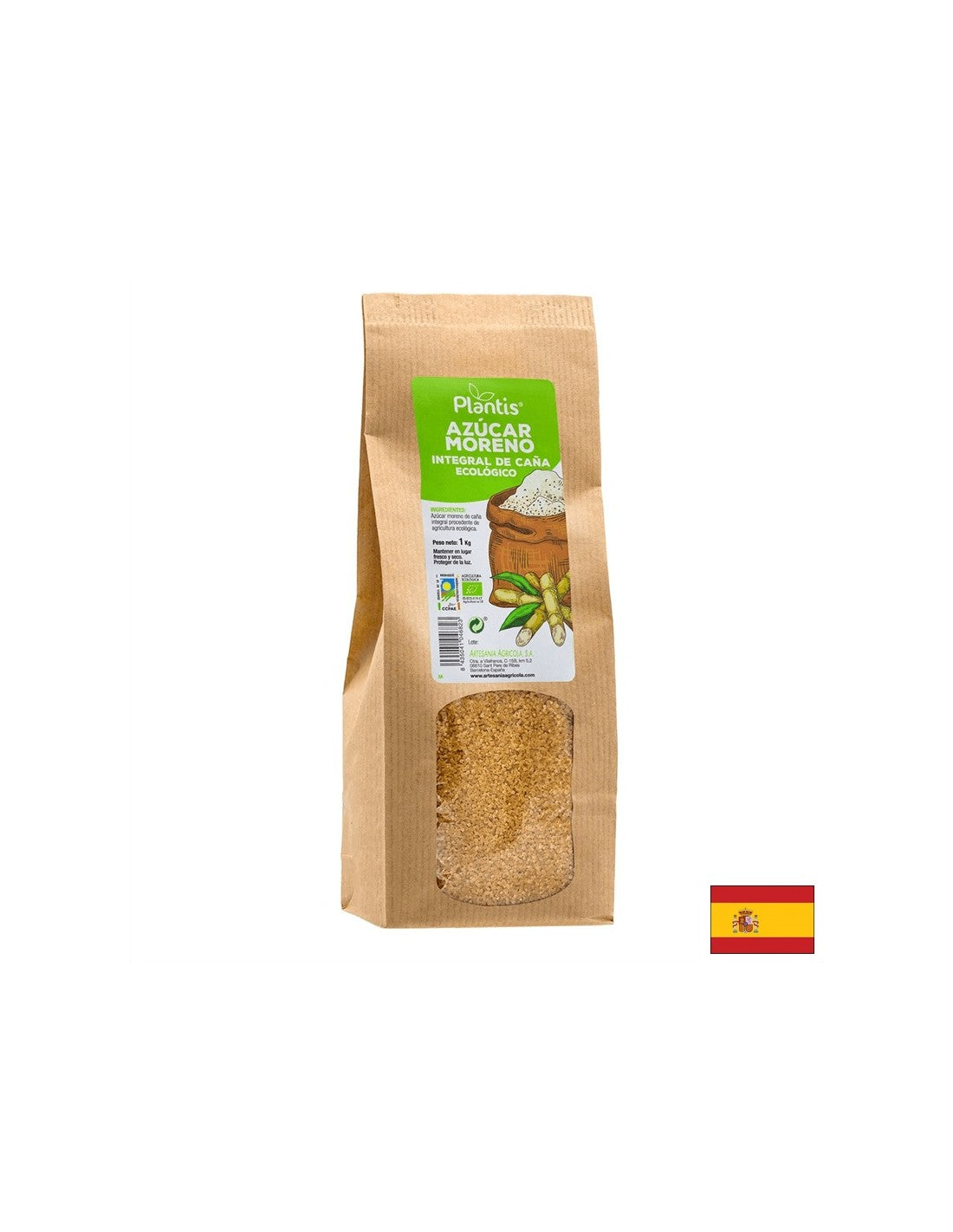 zahăr brun din trestie, 1 kg