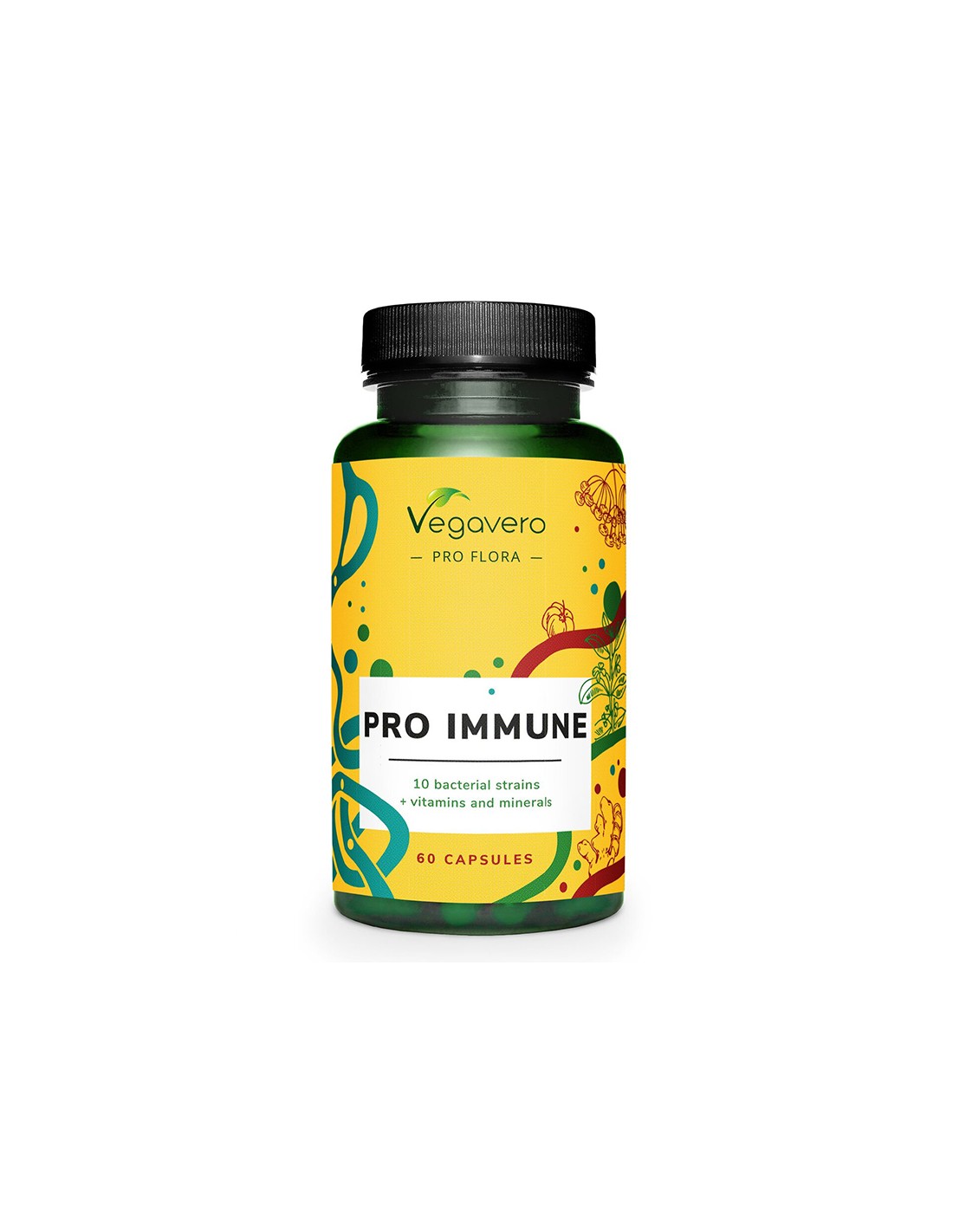 Probiotic imun - 10 tulpini de probiotice + vitamine și minerale, 60 capsule