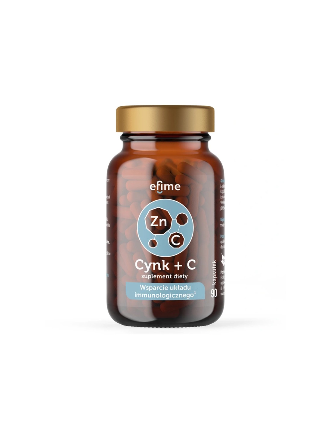Imunitate - Zinc 10 mg + Vitamina C 300 mg Efime x 90 capsule