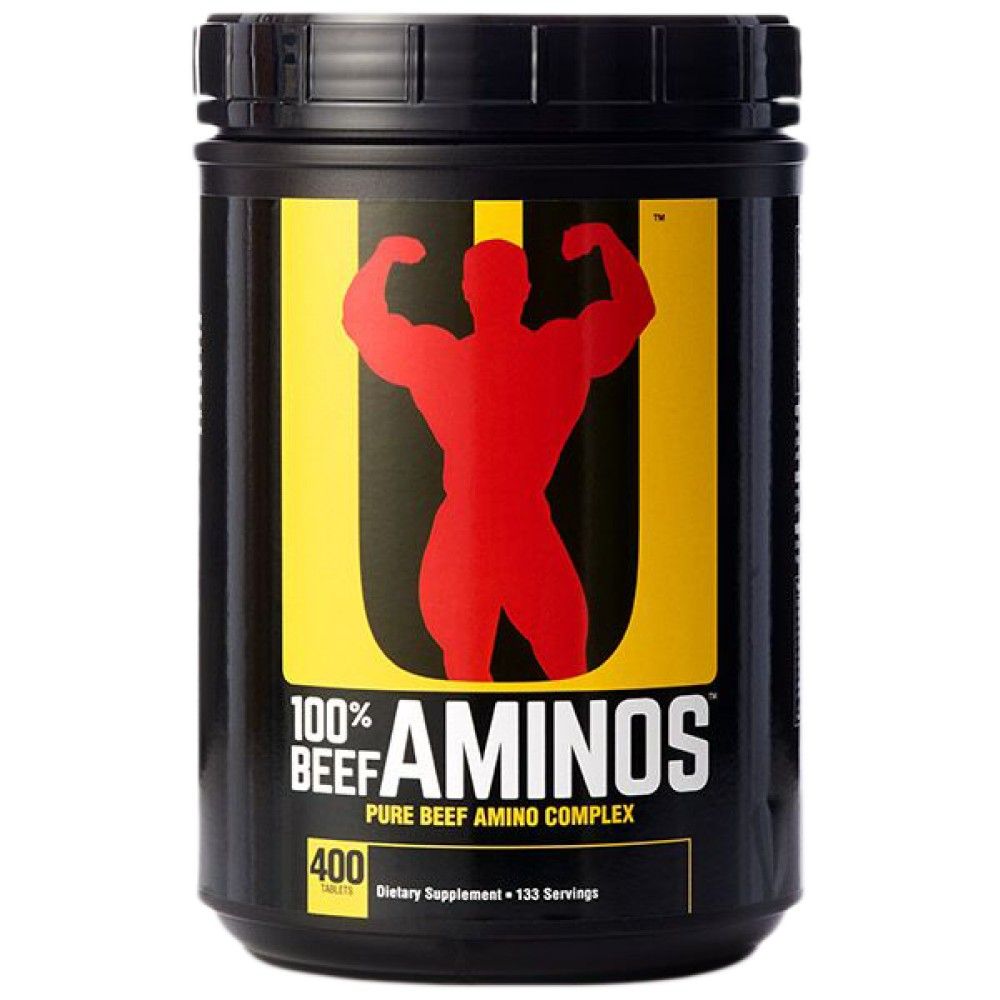 100% Carne de Vită Amino - 400 Tablete