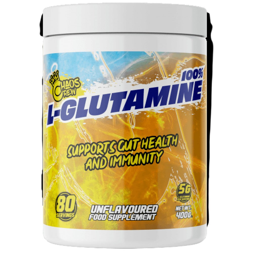 100% L-glutamină pulbere - 400 grame