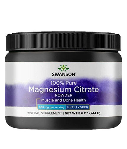 Pudră de citrat de magneziu 100% pur - 227 grame