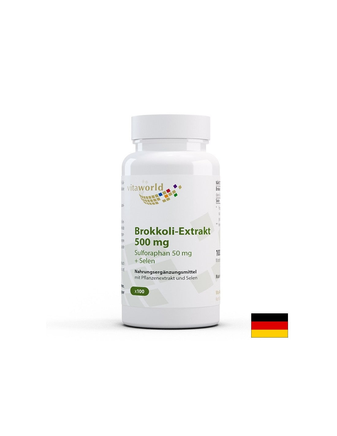 Glanda tiroida, detox - extract de broccoli + seleniu, 100 capsule