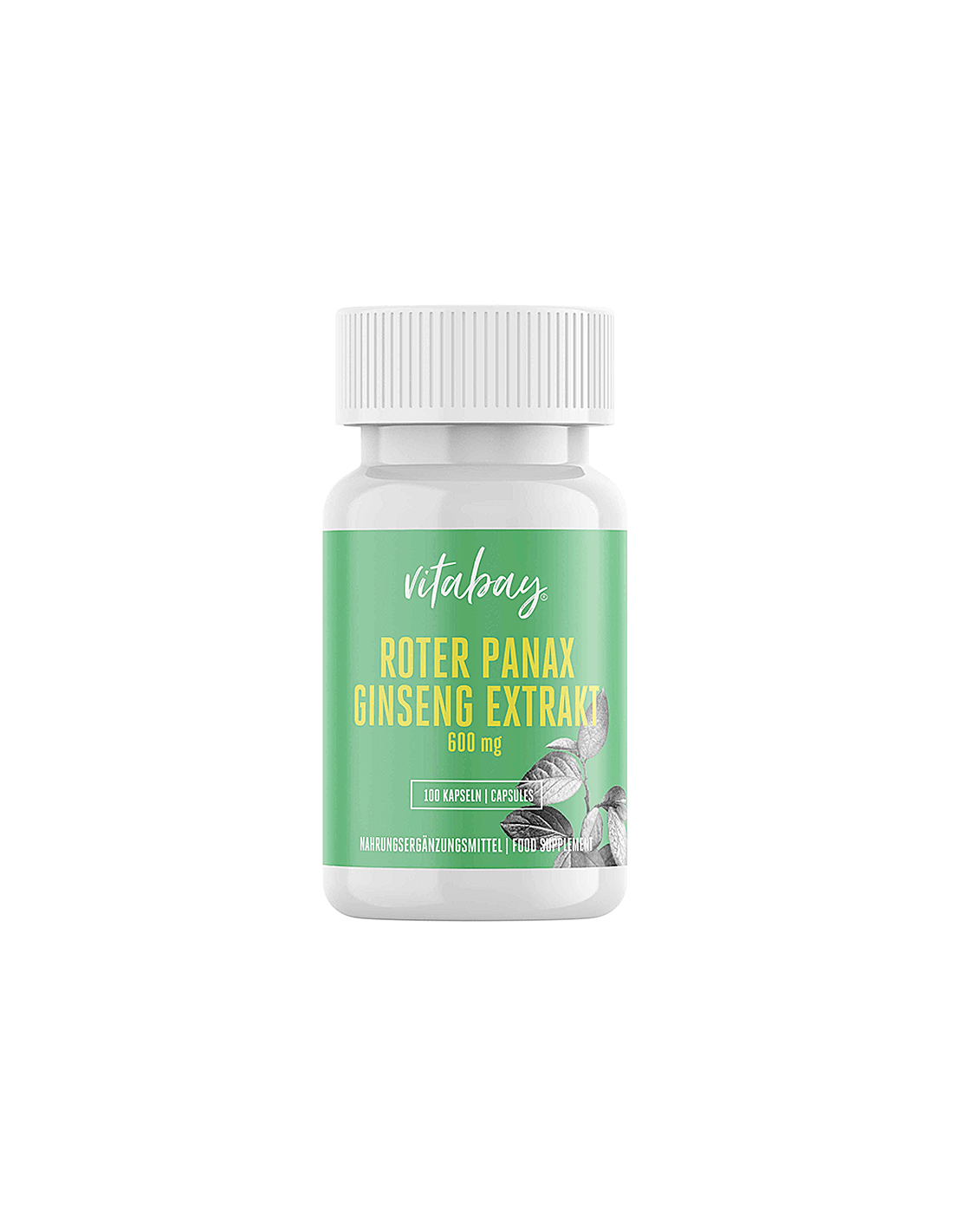 Pentru stres și tensiune - Ginseng roșu, 100 capsule