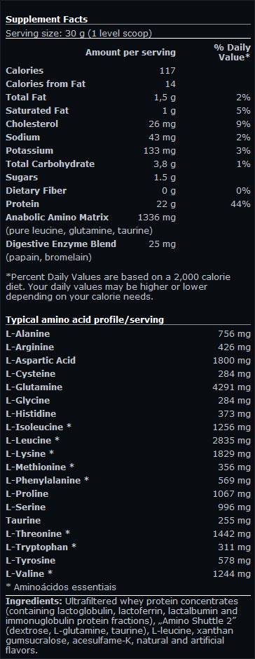 100% Whey Protein Professional 0,920 kg