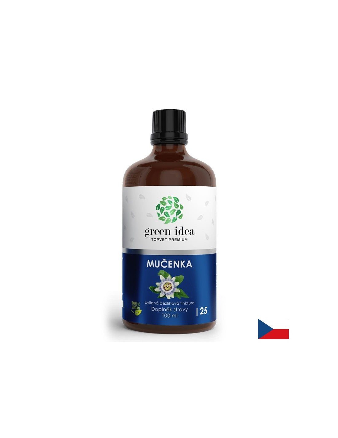 Stres și bună dispoziție - Floarea pasiunii, tinctură 100 ml (fără alcool)