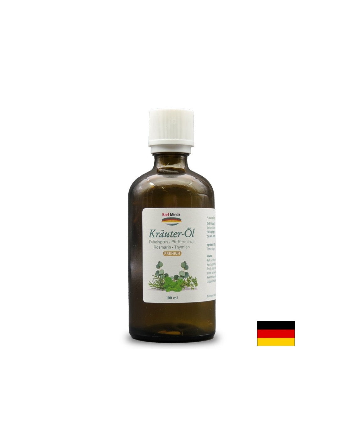 Uleiuri de mentă, eucalipt, rozmarin și cimbru - Cu efect calmant și antibacterian, 100 ml