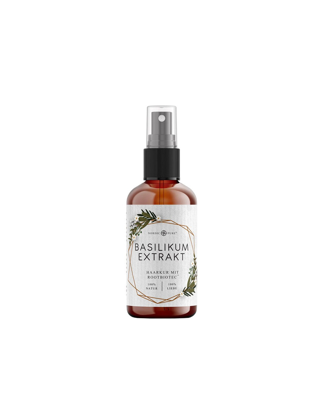Tonic impotriva caderii parului cu extract de busuioc, spray 100 ml
