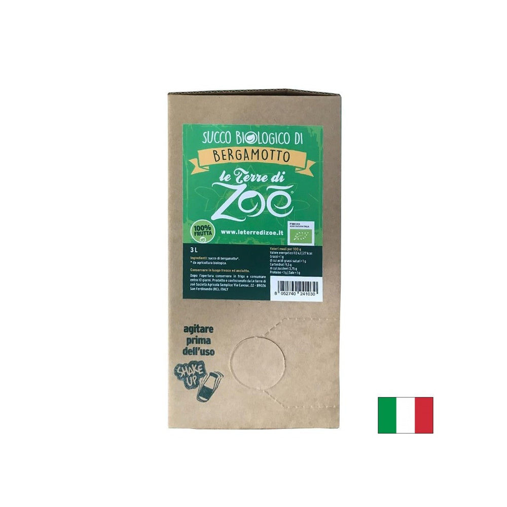 Suc de bergamotă 100% organic, 3 L