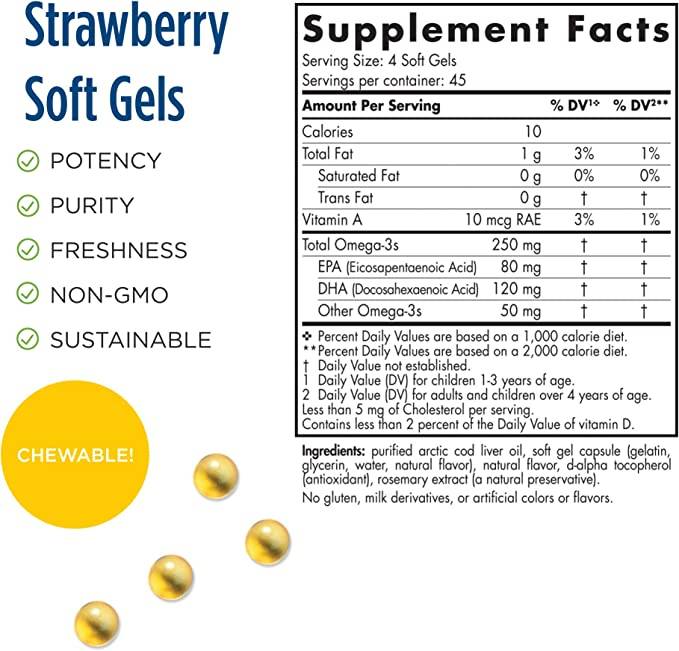 DHA Junior 250 mg - 180 capsule de gel