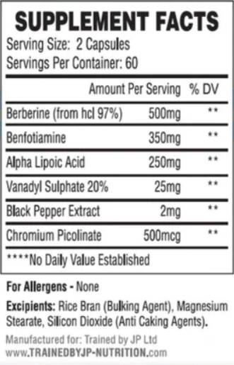 In-Sigur | cu Berberina si Benfotiamina - 120 capsule
