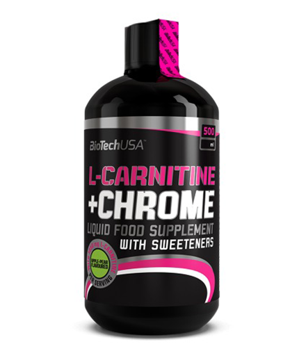 L-Carnitina lichidă + Crom 500 ml.