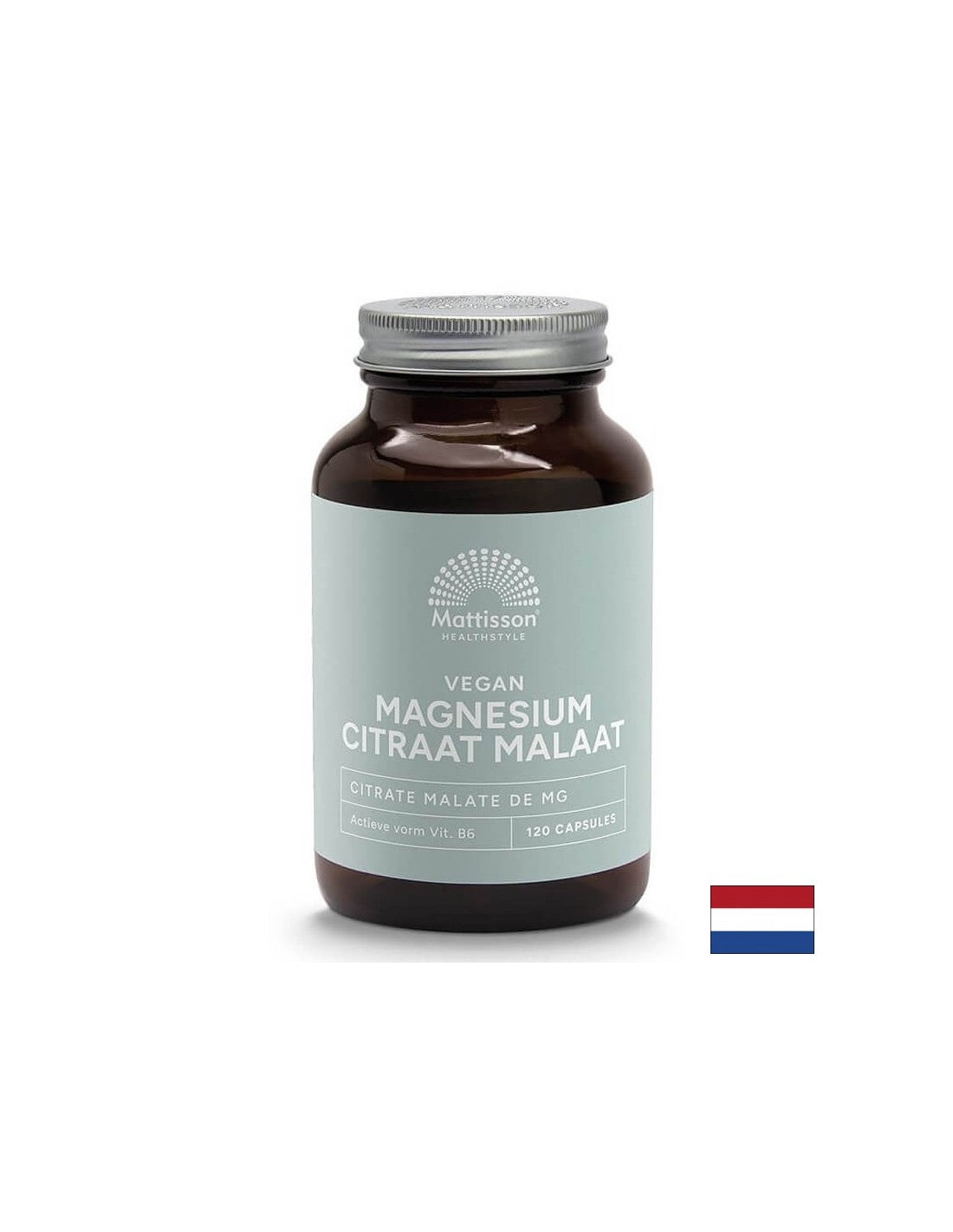 Relaxare musculară și susținere a inimii - Magneziu (citrat, malat), 120 capsule Mattisson Healthstyle
