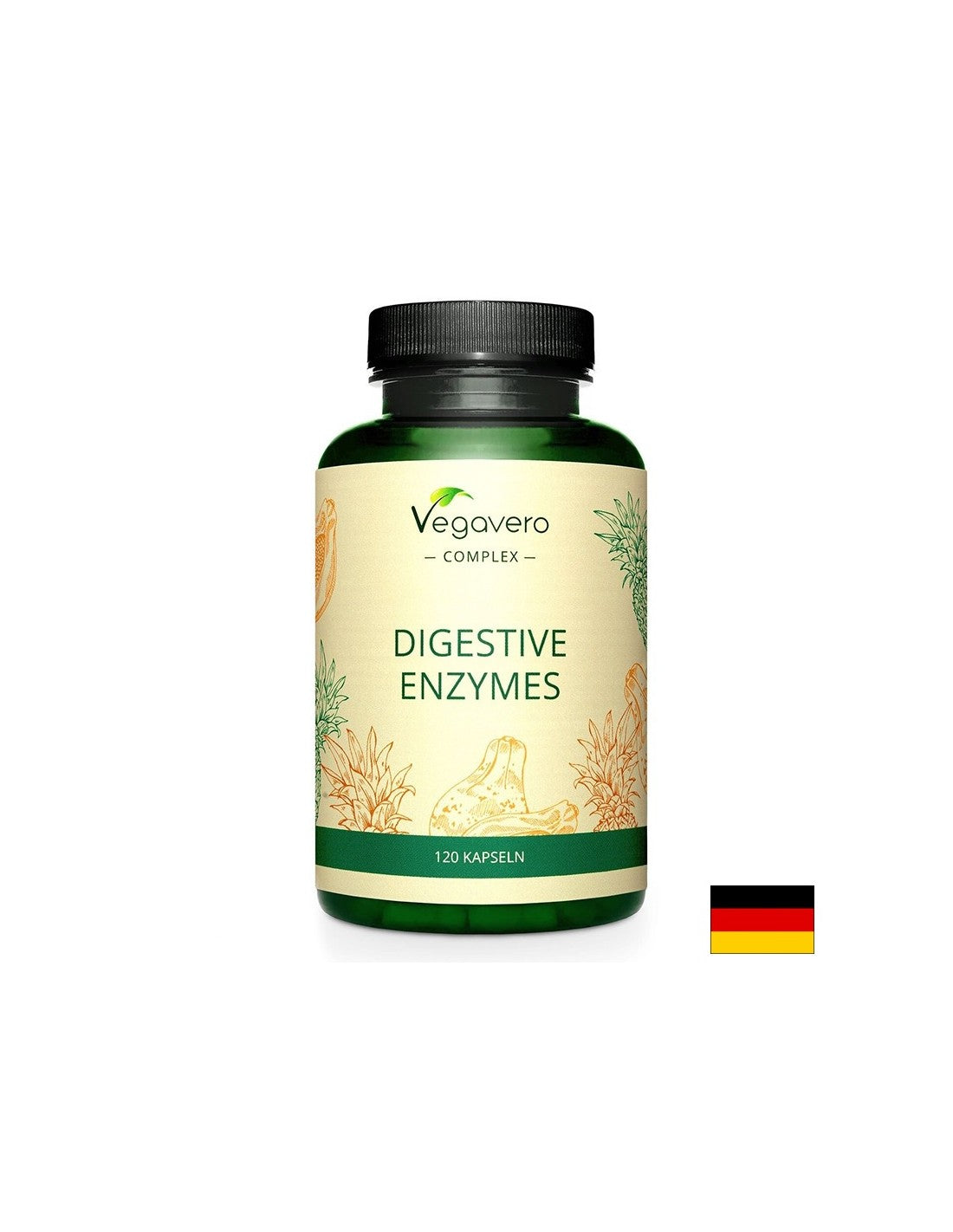 Complex de enzime digestive, 120 capsule