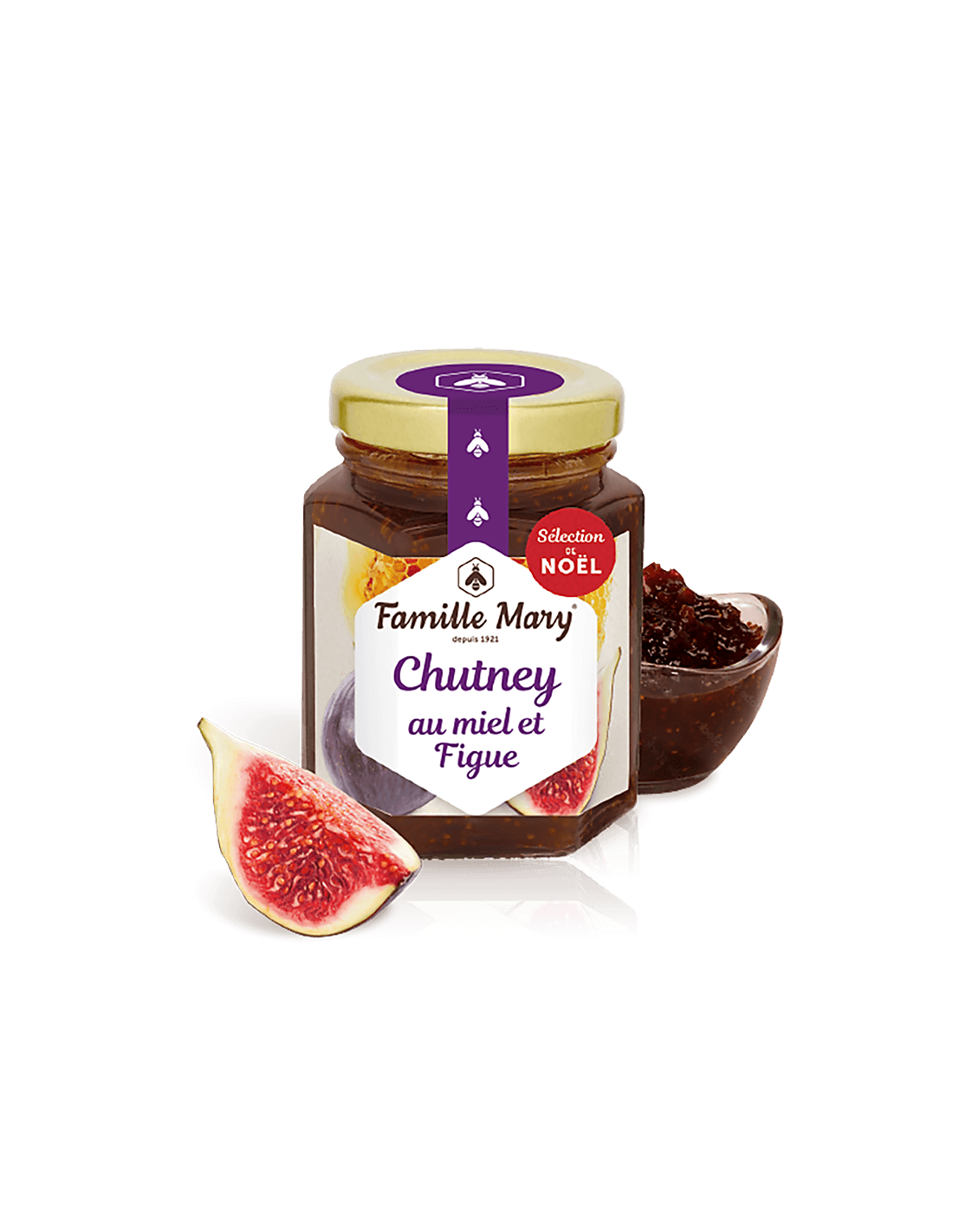 Chutney de smochine cu miere, 120 g