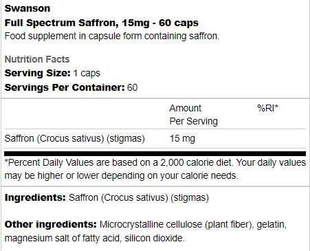Full Spectrum Sofran 15 mg 60 capsule