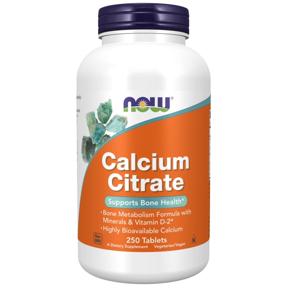 Citrat de calciu cu minerale și vitamina D-2 300 mg - 250 tablete