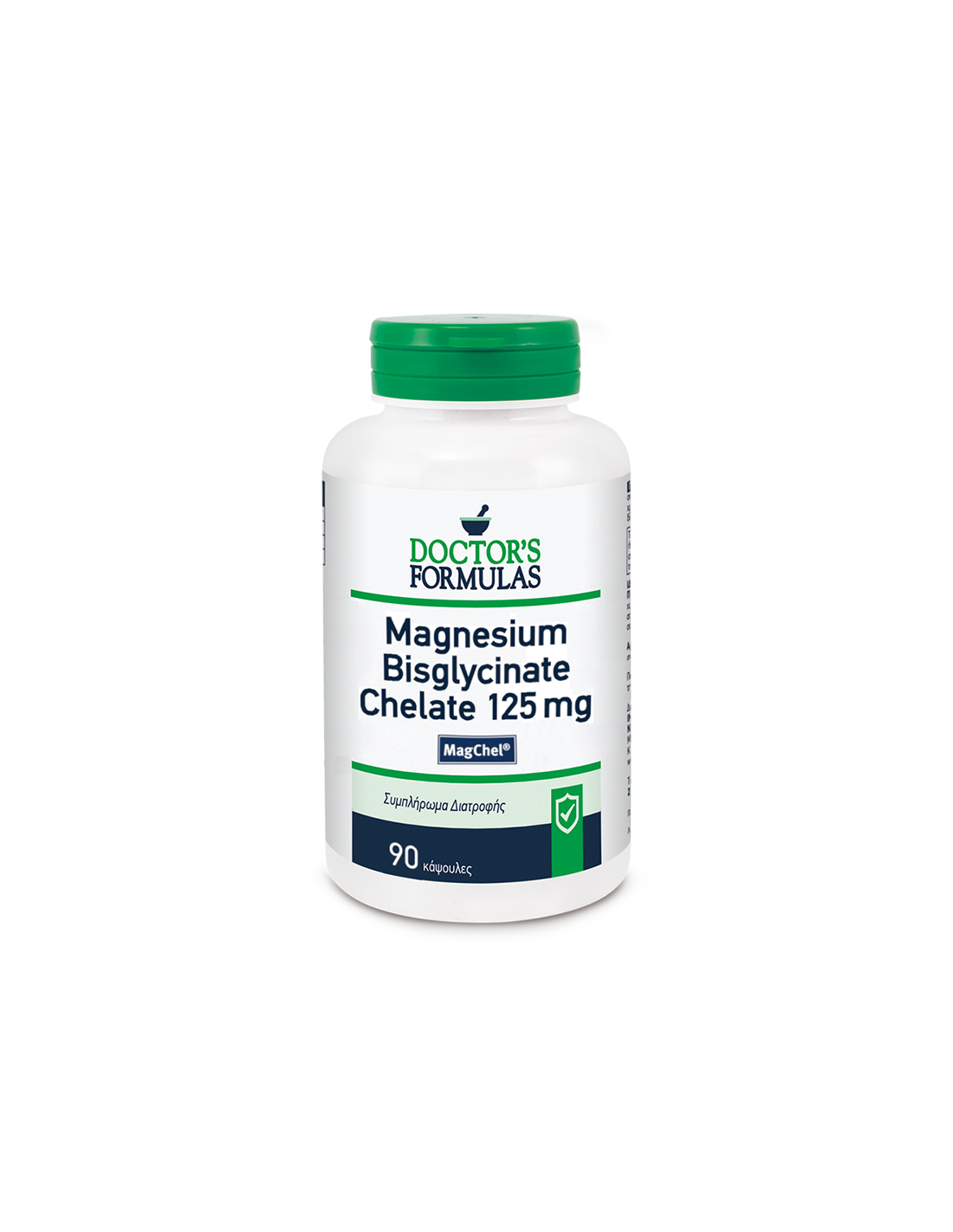 Magneziu (chelat de bisglicinat) - Funcția nervoasă și musculară, 125 mg x 90 capsule Formule ale medicului