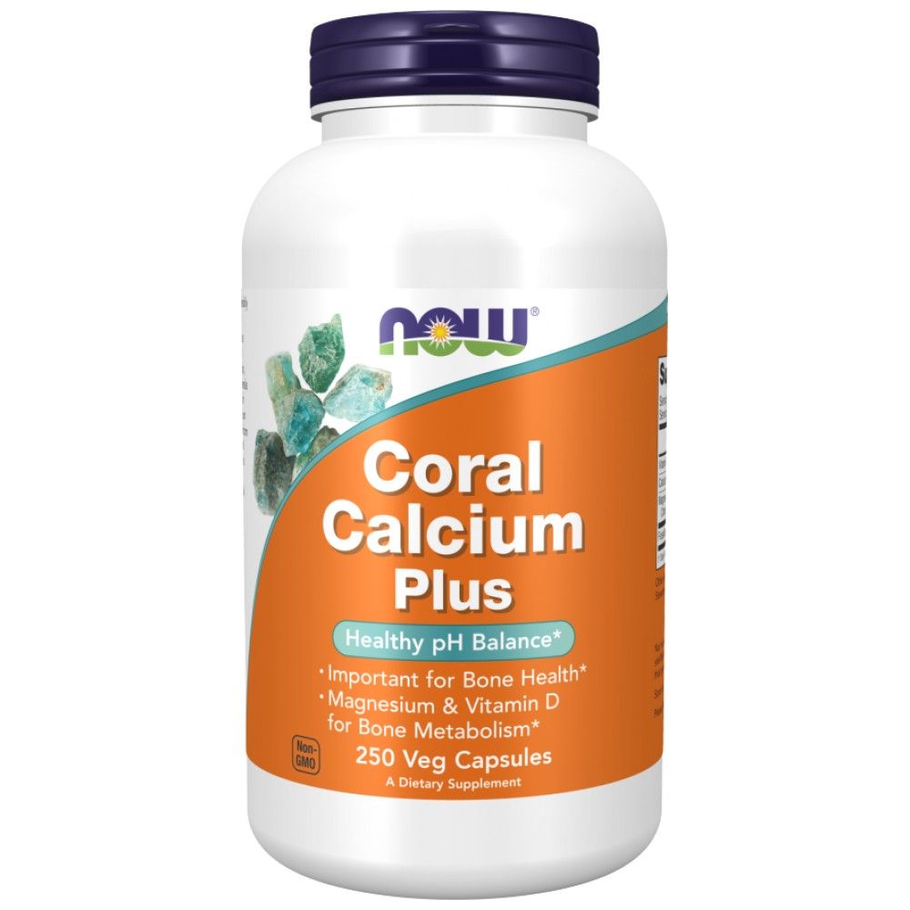 Coral Calcium Plus | cu calciu, magneziu și vitamina D - 250 capsule