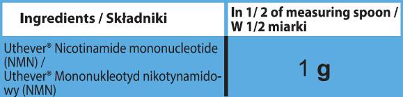 NMN pulbere | NAD Booster cu Uthever®︎ 15 grame