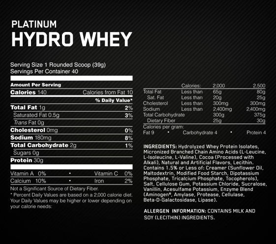 Platinum Hydro Zer 3,5 lbs. - 1.600 kg