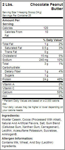 100% Cazeina - 0,908 kg
