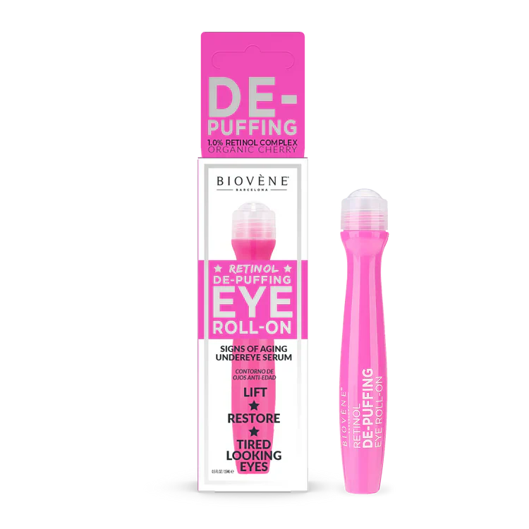 Roller de ochi cu retinol cu cireșe pentru a reduce umflarea 15 ml